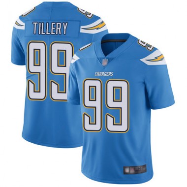 Los Angeles Chargers NFL Football Jerry Tillery Electric Blue Jersey Men Limited  #99 Alternate Vapor Untouchable